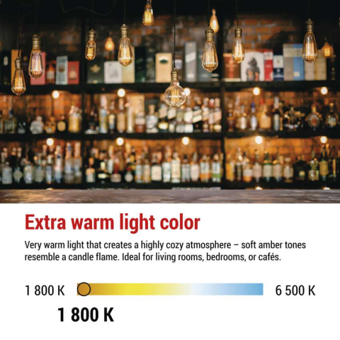 BEC LED DECO S123 E27, 3.5W, 130LM, FLAME [4]