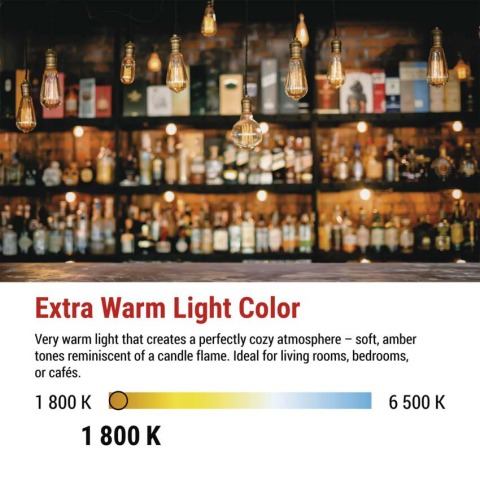 BEC LED DECO SMOKED ST64 E27, 4.5W, 180LM, FLAME [4]