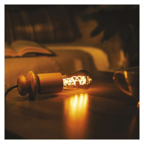 BEC LED DECO SMOKED ST64 E27, 4.5W, 180LM, FLAME [12]