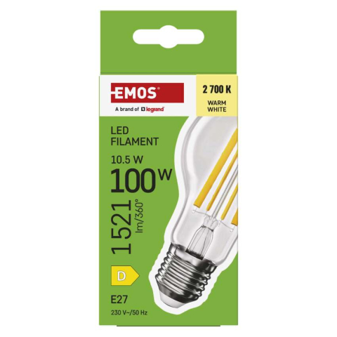 BEC LED FILAMENT A60, E27, 10.5W, 1521 LM, LUMINA CALDA [5]