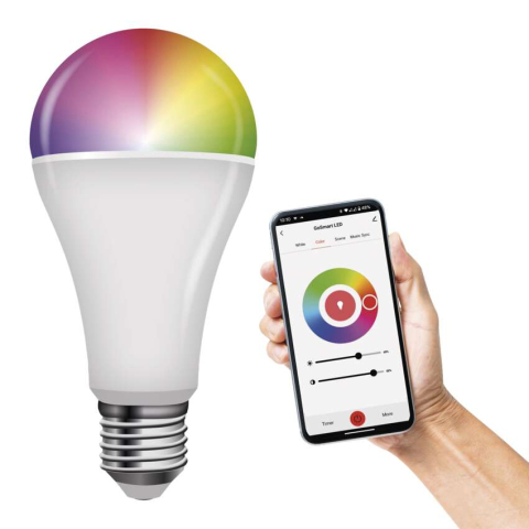 BEC LED INTELIGENT GOSMART A65, E27, 14W, RGB, DIMABIL, WI-FI [8]