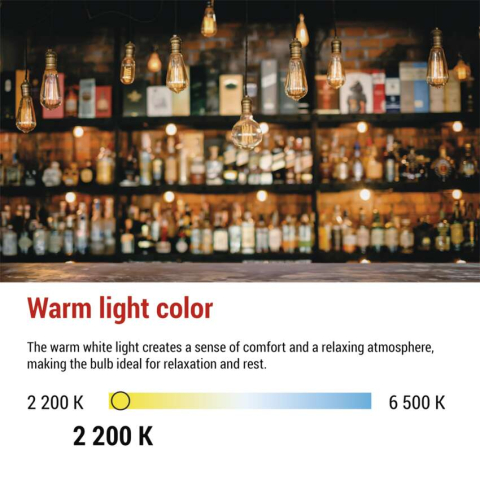 BEC LED VINTAGE LUMANARE E 14, 2.5W, 225 LM, 2200 LM [4]