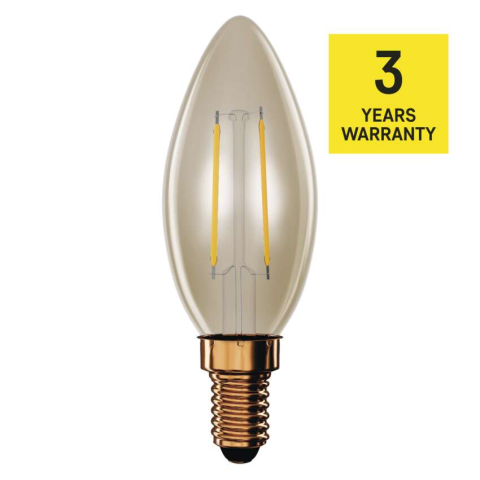 BEC LED VINTAGE LUMANARE E 14, 2.5W, 225 LM, 2200 LM [5]