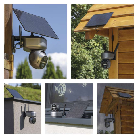 CAMERA SUPRAVEGHERE EXTERIOR GOSMART IP-6---OWL, ROTATIVA, 4G LTE, PANOU SOLAR [32]