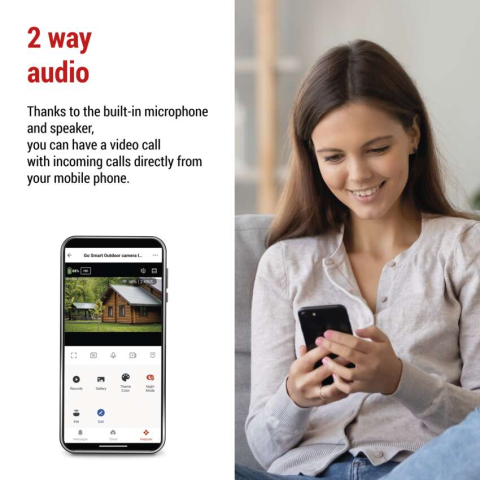 CAMERA SUPRAVEGHERE EXTERIOR GOSMART IP-6---OWL, ROTATIVA, 4G LTE, PANOU SOLAR [7]