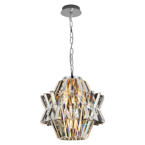 Corpuri de iluminat interior - CANDELABRU CROWN CHROME MIC