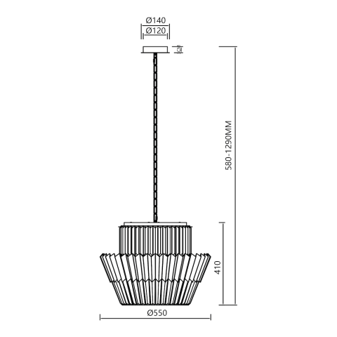 CANDELABRU DONNA CHROME [4]