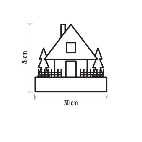 CASUTA DE CRACIUN CU LED [2]