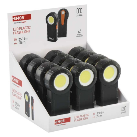 COB LED Flashlight, 3× AAA [2]