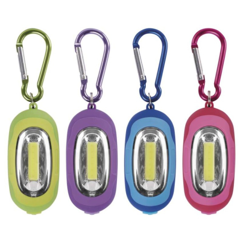 COB LED Flashlight, 30 lm, 2× AAA, 12 pcs, display box [2]