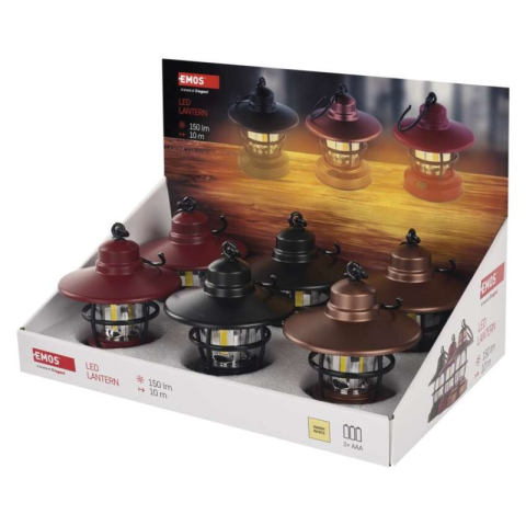 Camping, Insect killers - COB LED lantern 150 lm, 3× AAA, 6 pcs