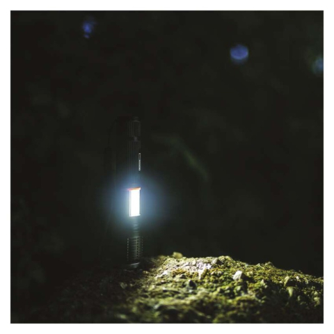 COB LED + LED Flashlight, 230 lm, 3× AAA, Focus [2]