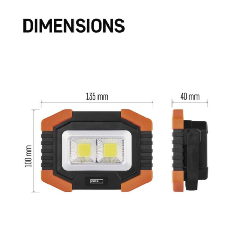 COB LED Work Light, 350 lm, 3× AA [1]