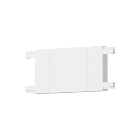 Sine magnetice slim - CONECTOR DREPT PENTRU SINA MAGNETICA SLIM, ALB