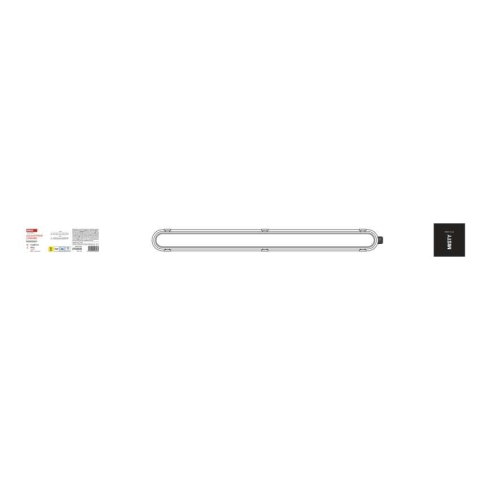 CORP DE ILUMINAT LED ETANS EMOS MISTY, 24-38W, 3300-5600 LM, 4000-6500K, IP66, IK08, CU KIT DE EMERGENTA 3h, 1220 mm [5]