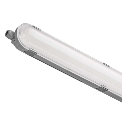 Corpuri de iluminat industriale cu led - CORP DE ILUMINAT LED ETANS EMOS MISTY, 24-38W, 3300-5600 LM, 4000-6500K, IP66, IK08, CU KIT DE EMERGENTA 3h, 1220 mm