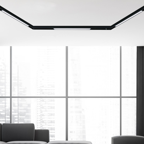 CORP DE ILUMINAT LINIAR LED 14 W PENTRU SINA MAGNETICA [2]