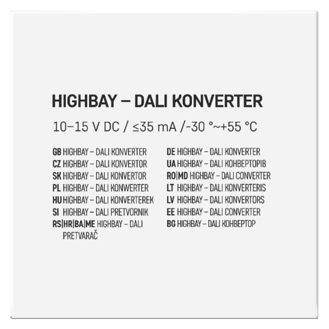 CONVERTOR DALI 0-10V PENTRU CORPURI LED HIGHBAY [4]