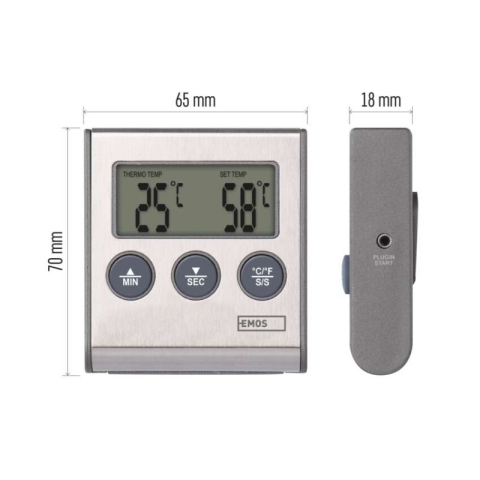 Digital Cooking Thermometer and Kitchen timer E2157 [1]