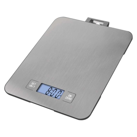 Personal and kitchen scales - Digital kitchen scale EV023 silver