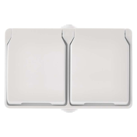 Double Socket (Wall-Mounted) IP44 [1]
