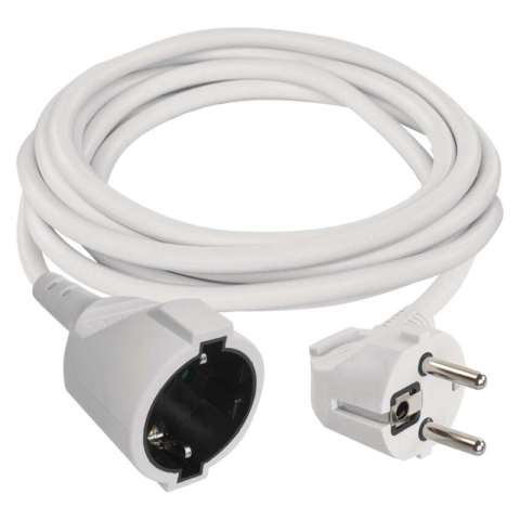 Emos - Extension Cord 1,4 m / 1 socket / white / PVC / 1 mm2