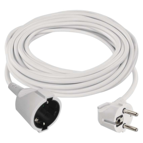 Emos - Extension Cord 10 m / 1 sockets / white / PVC / 1,5 mm2