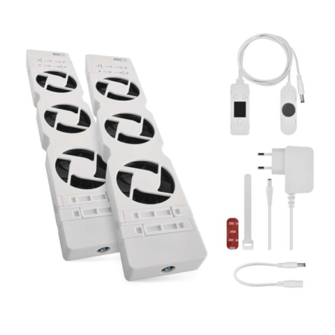 Fans under radiators - Fan under radiator DUO, white