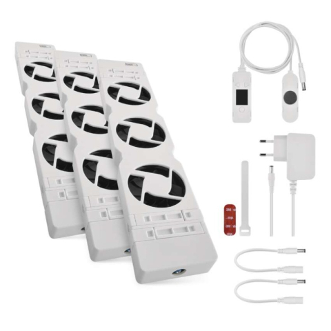 Fans under radiators - Fan under radiator TRIO, white