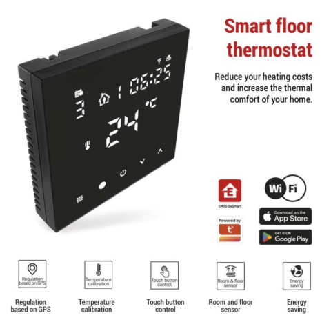 Floor programmable wired WiFi GoSmart thermostat P56201BUF [2]