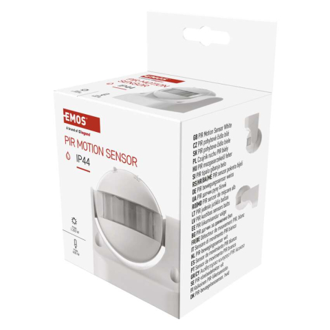 SENZOR DE MISCARE PIRO IP44, 1200W, ALB [6]