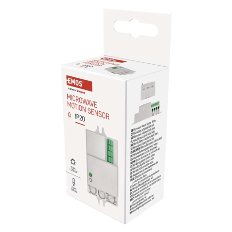 SENZOR DE MISCARE CU MICROUNDE, IP20,1200W, ALB [5]