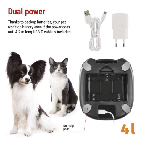 GOSMART FEEDER PET CARE WITH CAMERA, 4 L, BLACK, WI-FI [6]