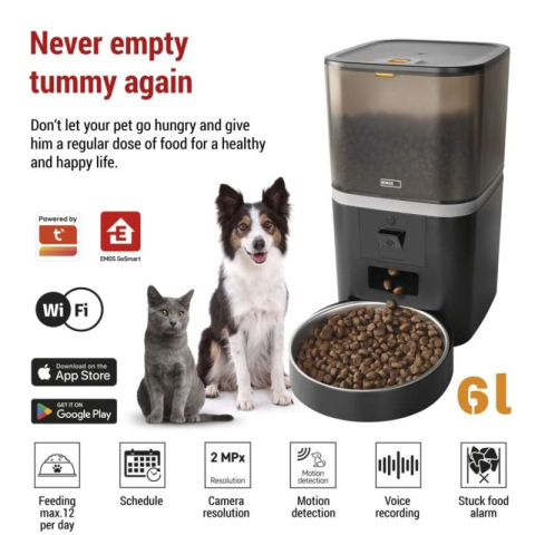 GoSmart feeder Pet Care with camera, 6 l, black, Wi-Fi [2]