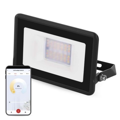 Floodlights - GOSMART LED floodlight 20W, 1720 lm, RGB+CCT,IP65