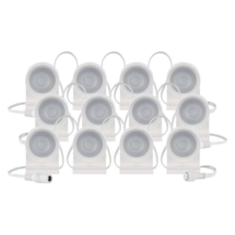 GoSmart LED spotlight - 255 cm chain, 12 parts, 7 W, RGBIC+CCT, dimmable, WiFi [1]