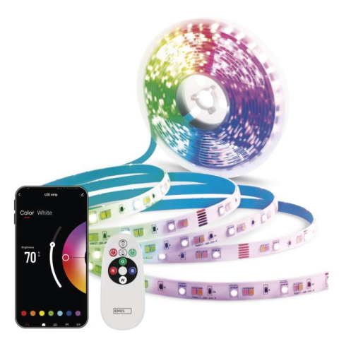 Emos - GoSmart LED strip WiFi 2m, 11W, 750lm, RGB/CCT