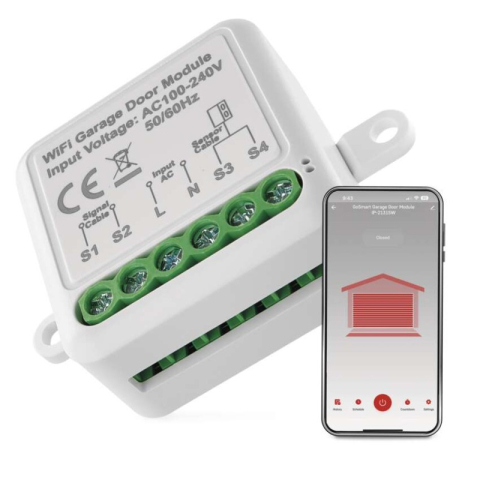 Monitoring devices and doorbells - GoSmart module for garage door control IP-2131SW, WiFi