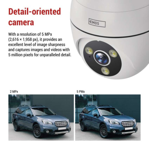 GoSmart Outdoor pivoting camera IP-800 WASP with WiFi, white [2]