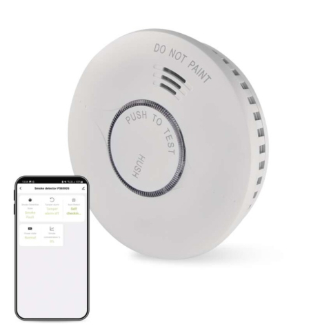CO and smoke alarms - GoSmart Smoke Detector TS380C-HW with WiFi