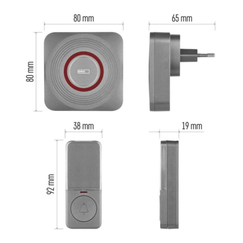 GoSmart Wireless Doorbell P5735SS with WiFi [2]