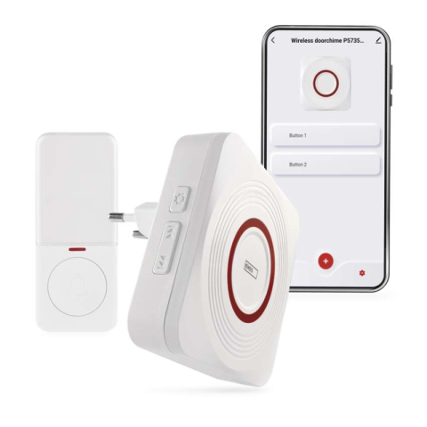 Wireless doorbells - GoSmart Wireless Doorbell P5735WS with WiFi
