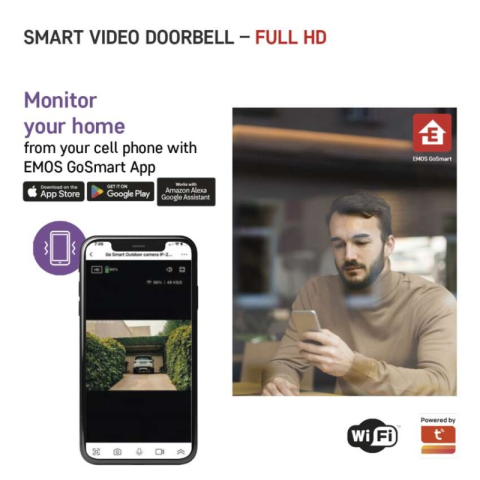 GoSmart Wireless video doorbell IP-09C with WiFi [2]