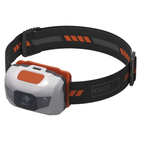 Emos - Headlamp 3× AAA, 85 lm, 65 m