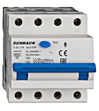 Intrerupatoare - INTRARUPATOR AUTOMAT + DIF. 3P+N 32A