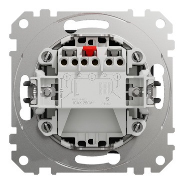 INTRERUPATOR DUBLU ANTRACIT SEDNA [1]