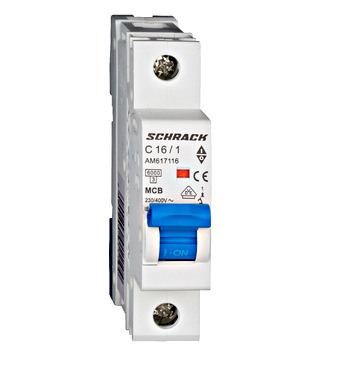 Intrerupatoare - INTRERUPTOR AUTOMAT MODULAR (MCB) AMPARO 6kA, C 16A, 1-POL