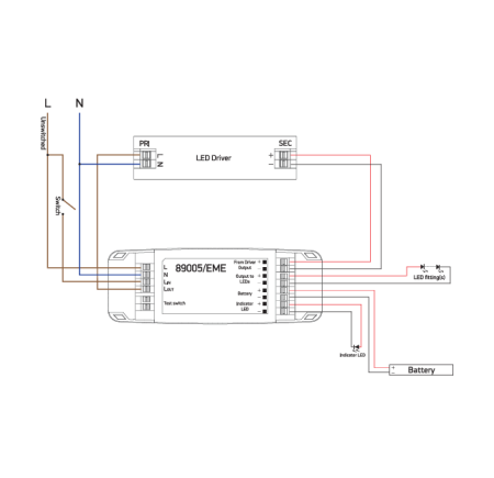 KIT DE EMERGENTA PENTRU LED UNIVERSAL [2]