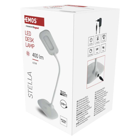 LAMPA DE BIROU STELLA ALB [3]