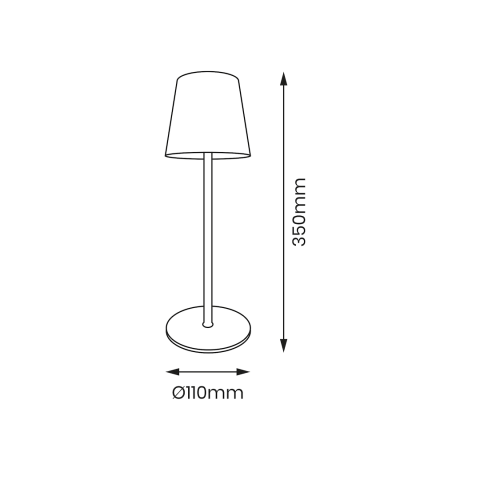 LAMPA DE BIROU VIRGIN NEGRU [5]